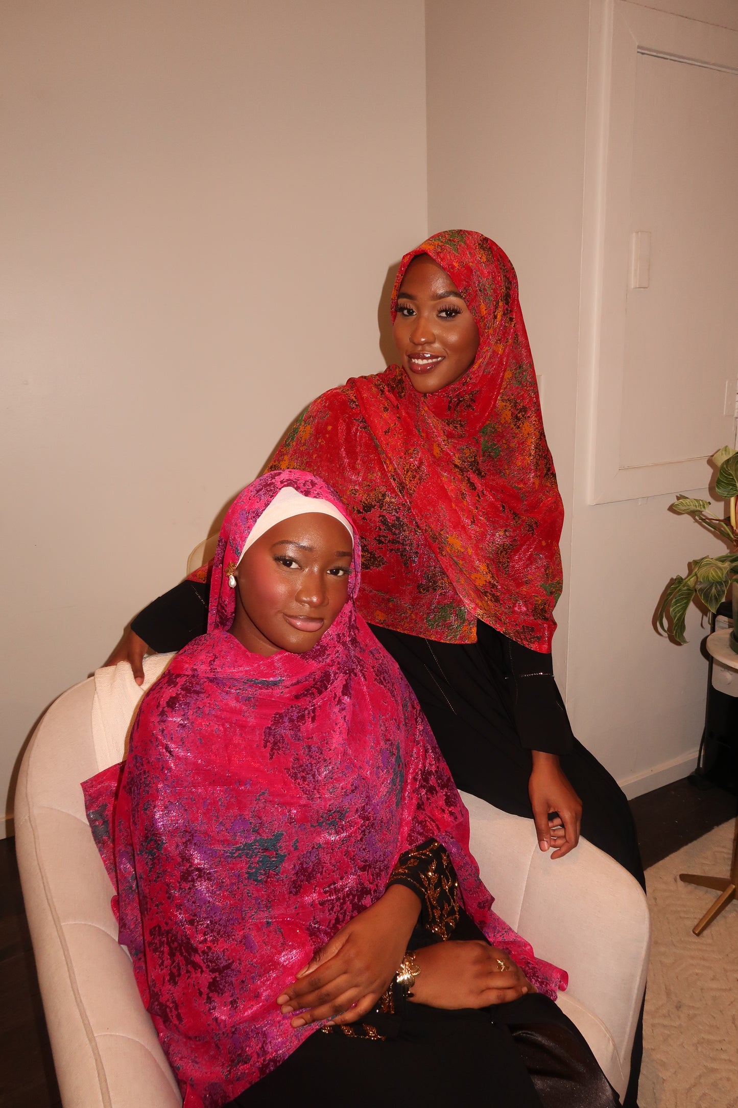 Printed Silk Chiffon Hijab