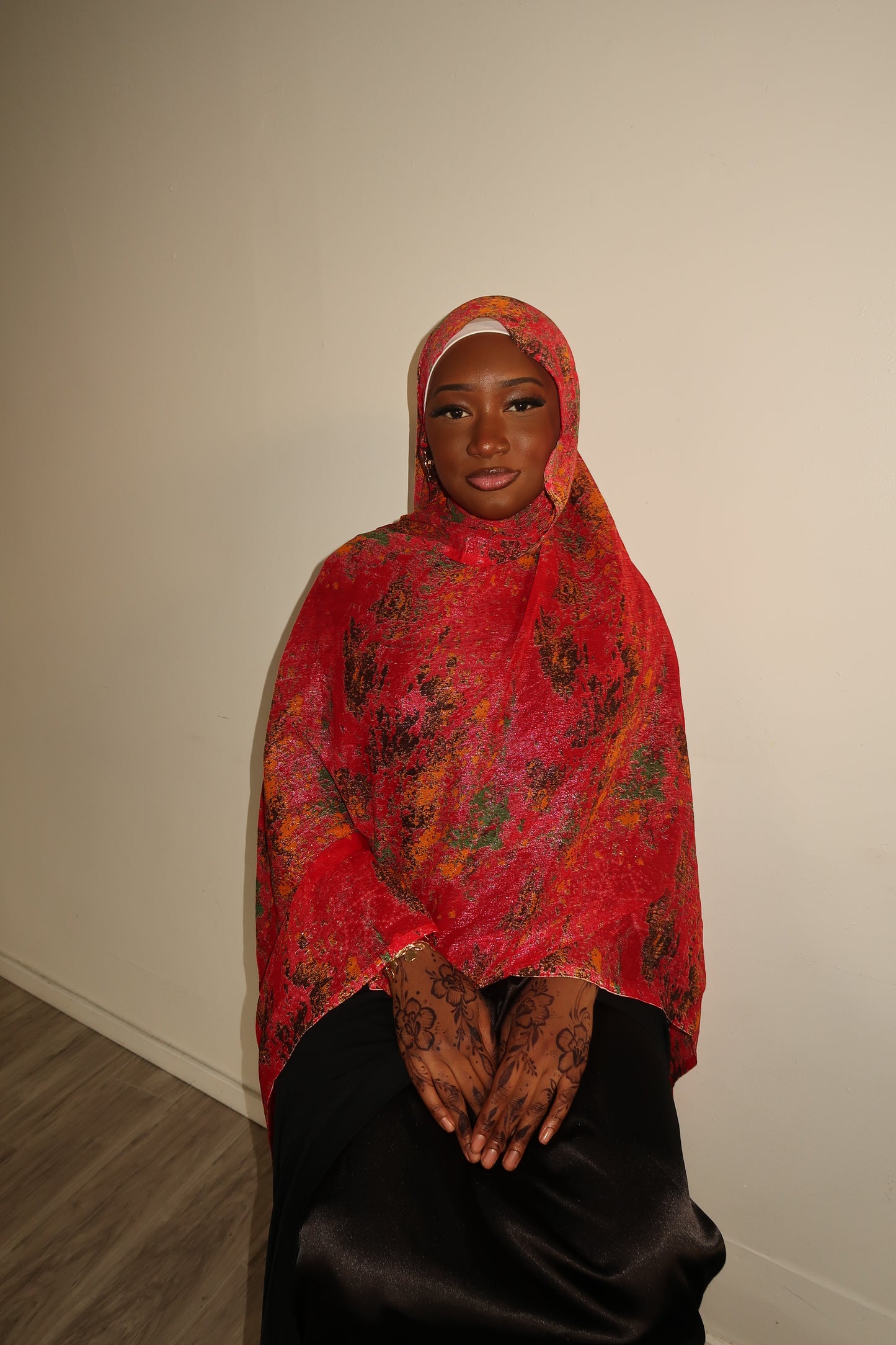 Printed Silk Chiffon Hijab