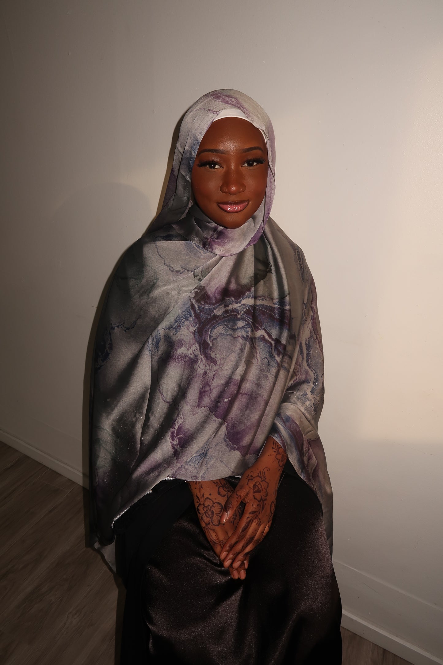 Printed Silk Chiffon Hijab