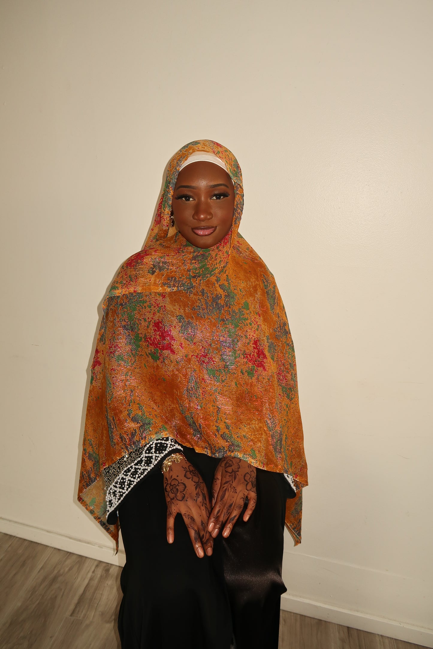 Printed Silk Chiffon Hijab