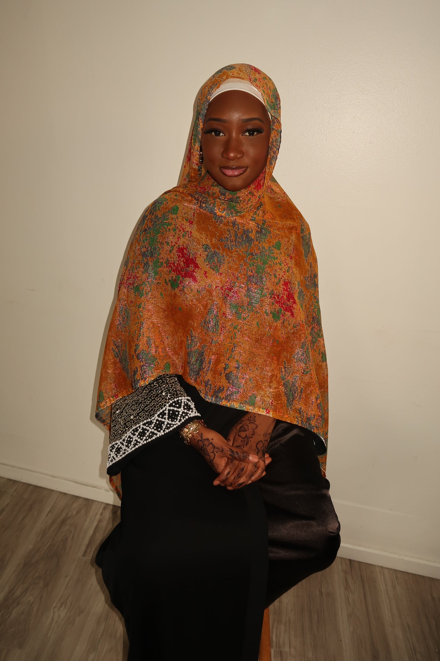 Printed Silk Chiffon Hijab