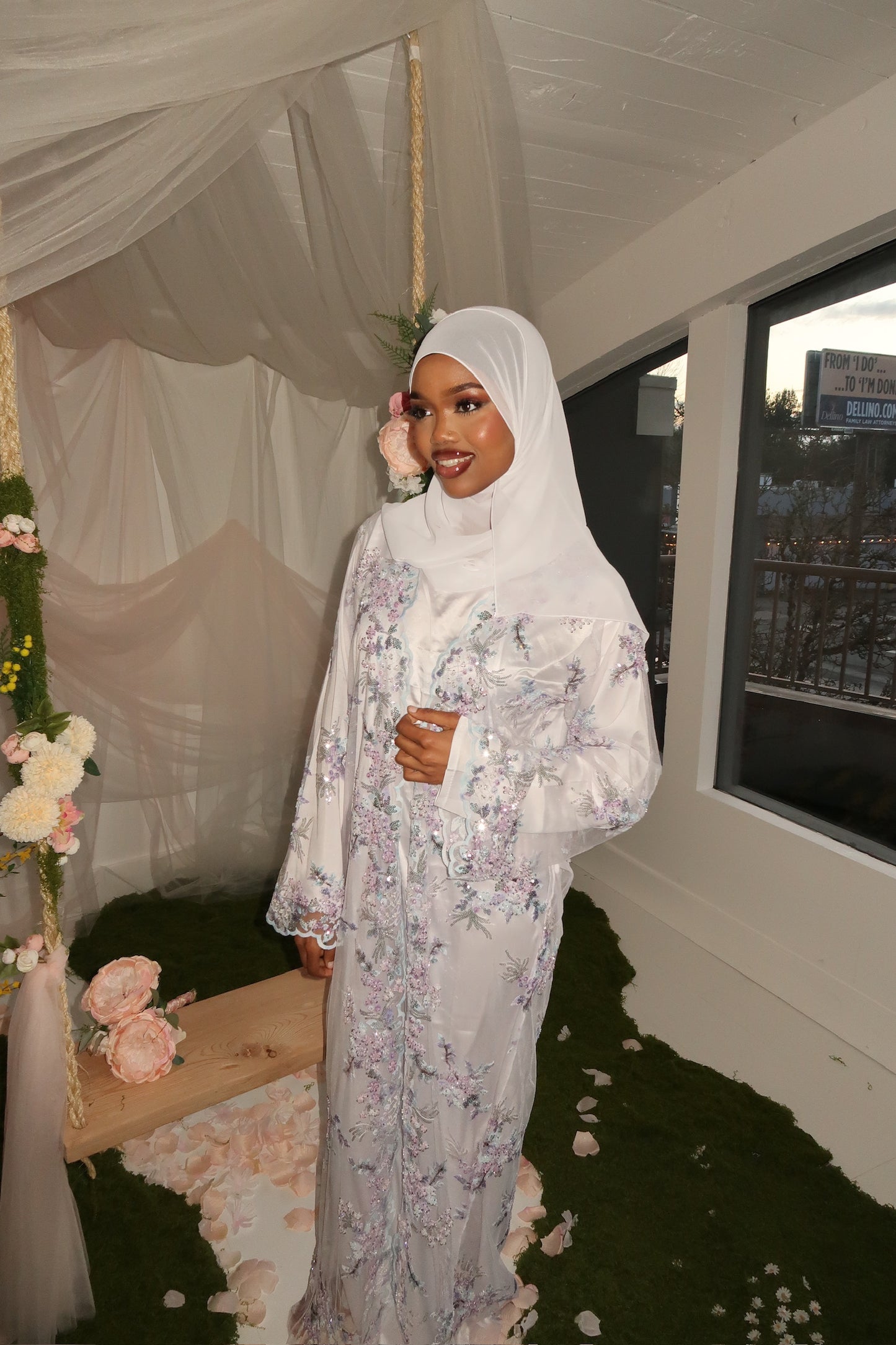 Jannah Abaya Set - Lavender