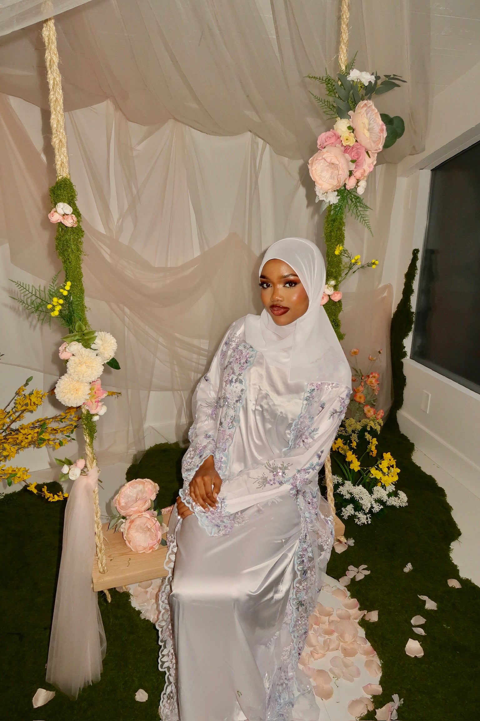 Jannah Abaya Set - Lavender