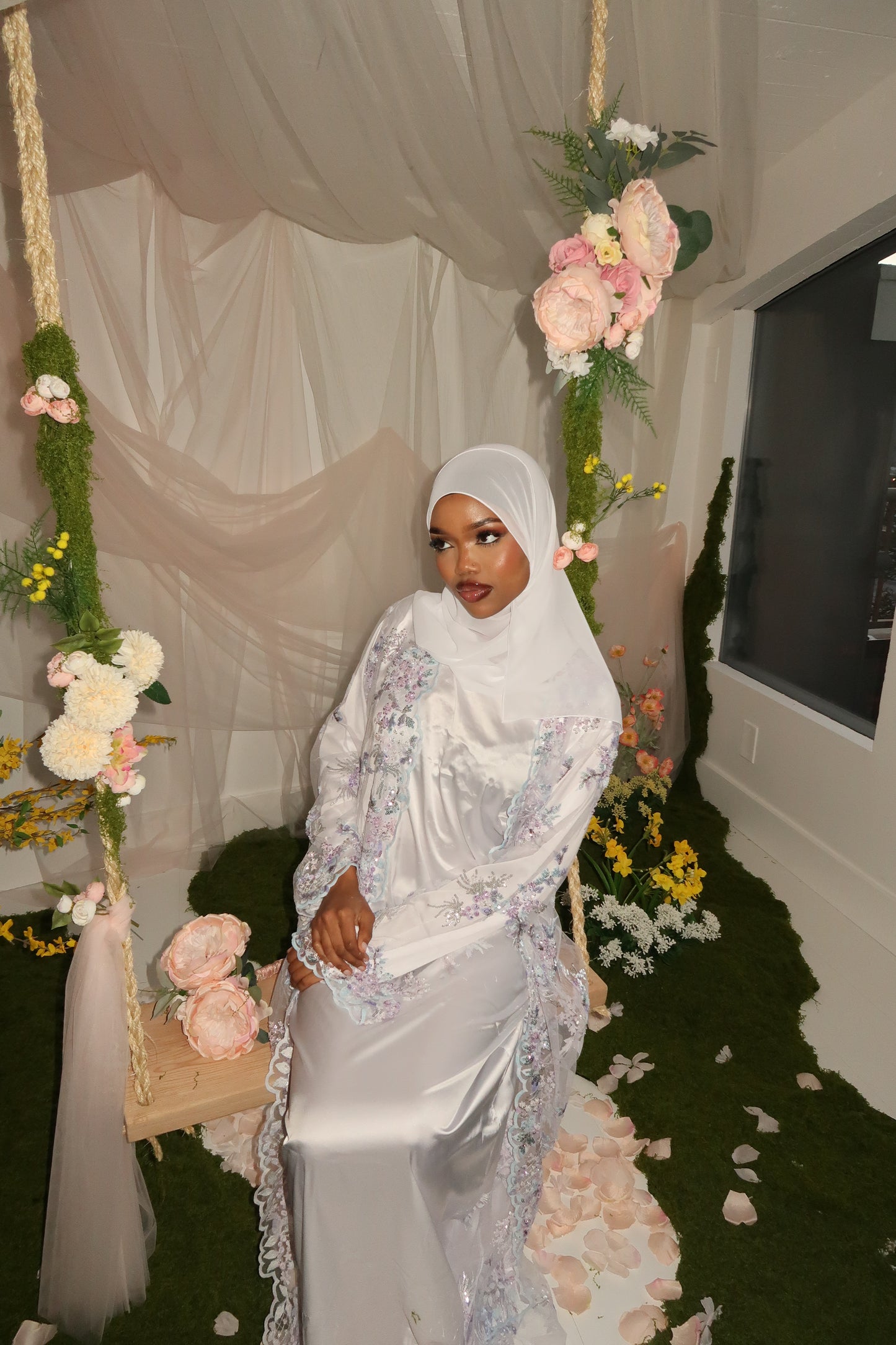 Jannah Abaya Set - Lavender