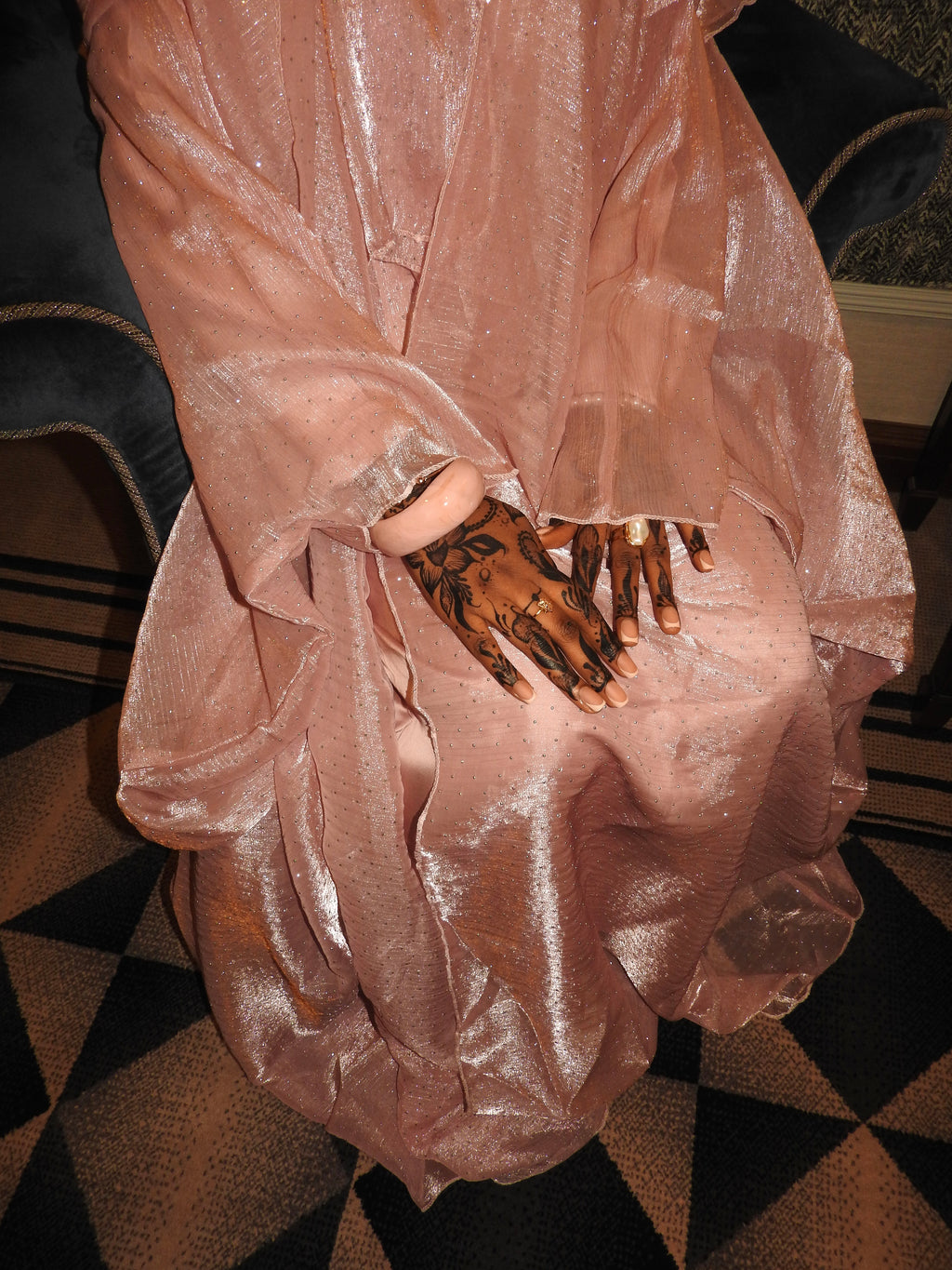 Habiba Abaya Set - Pink