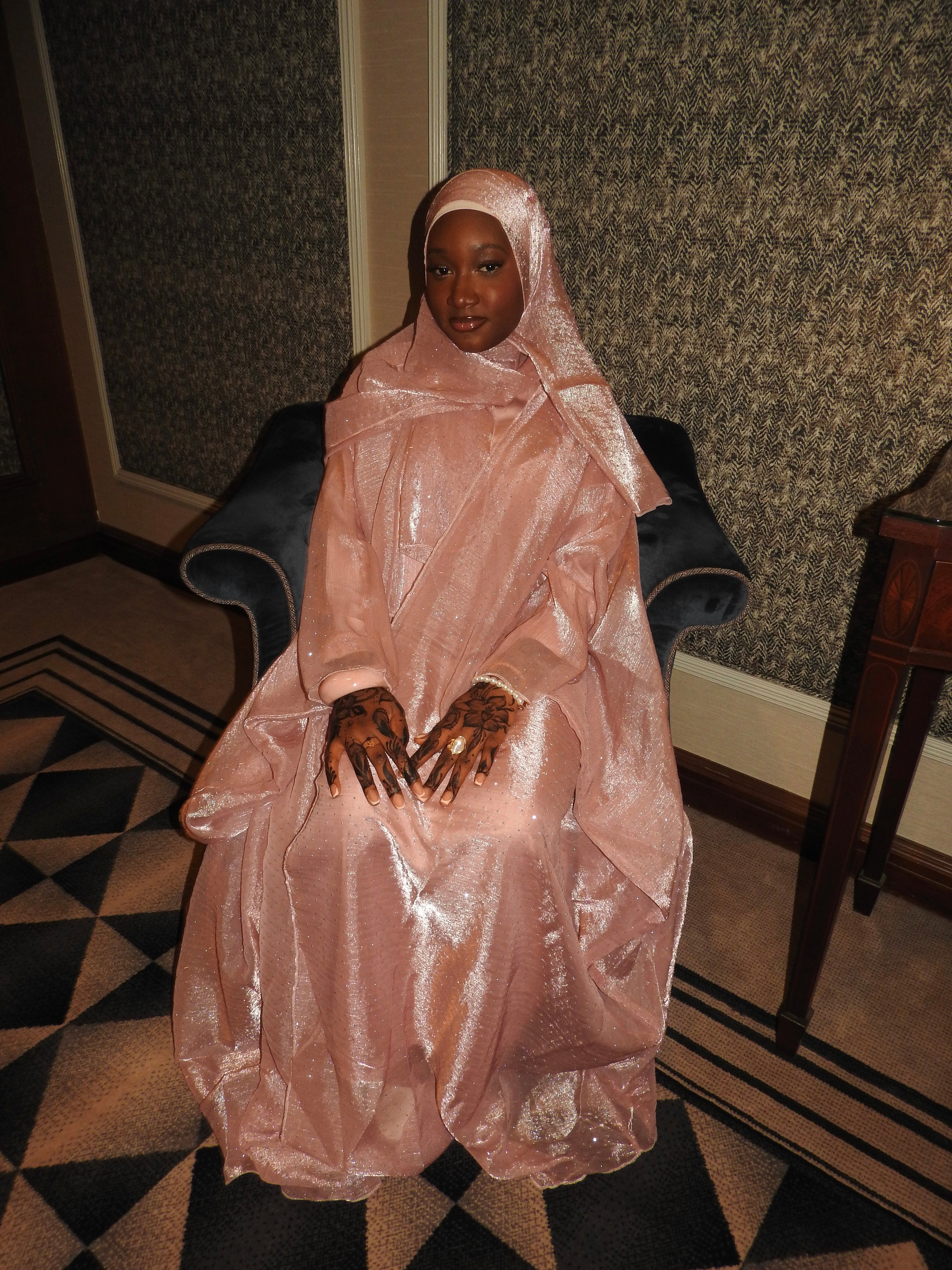 Habiba Abaya Set - Pink