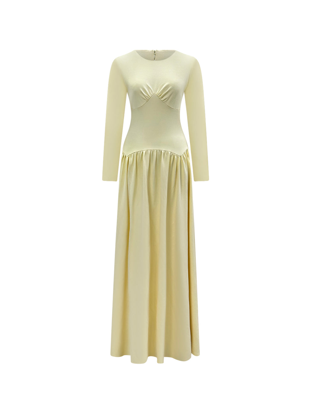 Aminata Long Sleeve Maxi Dress - Buttercream