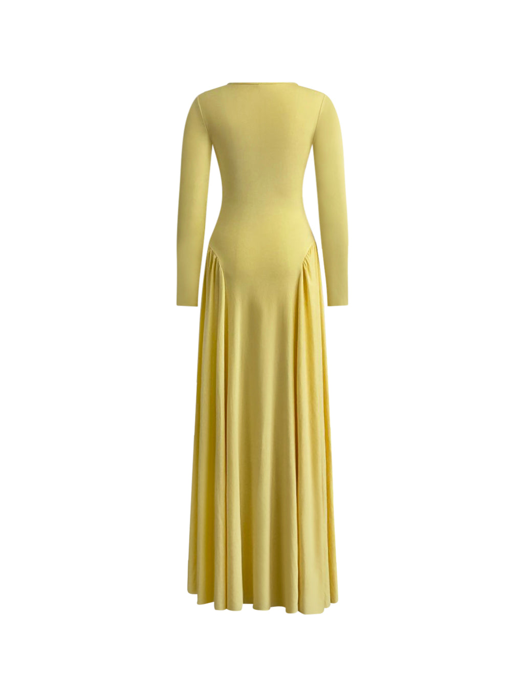 Hayat Long Sleeve Maxi Dress - Butter Yellow