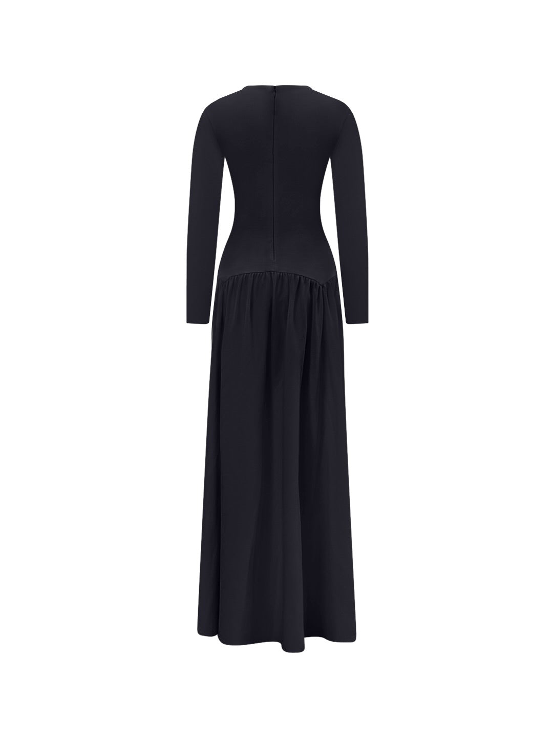 Aminata Long Sleeve Maxi Dress - Black