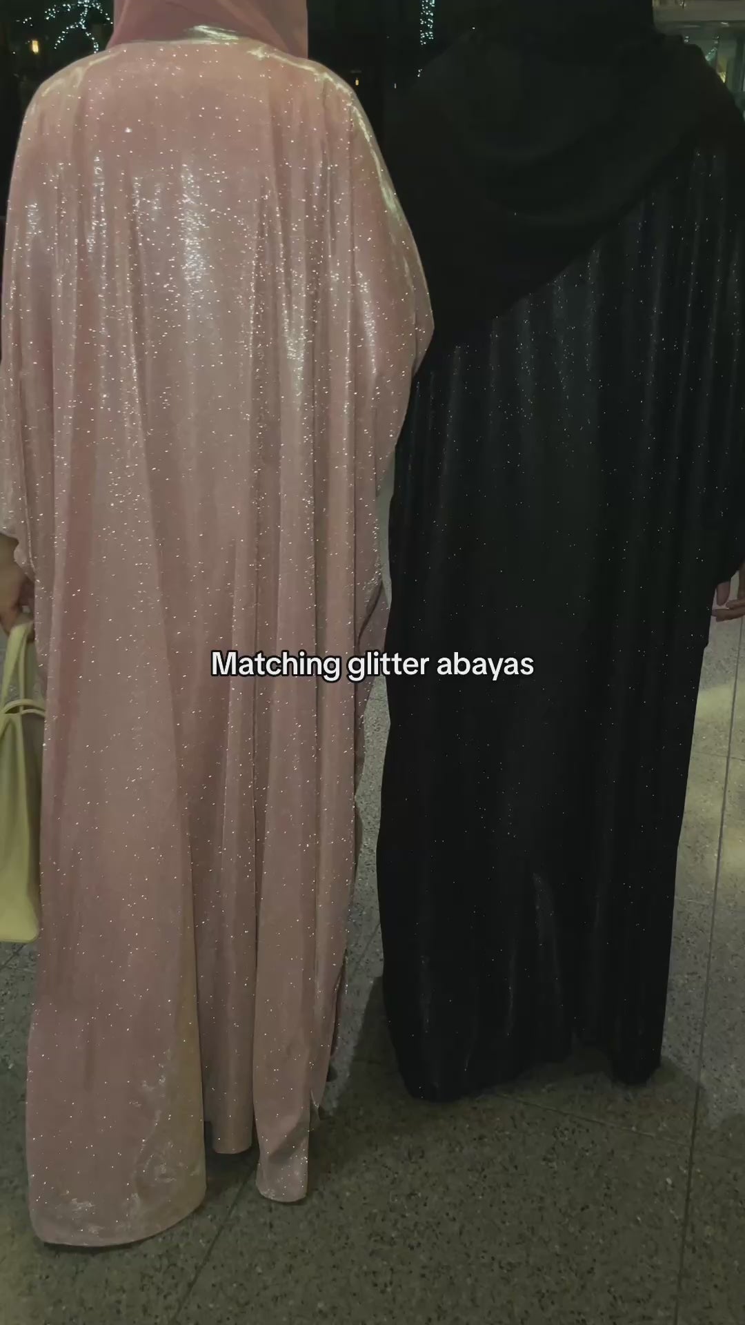 Malaika Abaya Set - Black